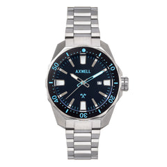 Axwell Timber Bracelet Watch w/ Date - Black/Blue - AXWAW107-4 AXWAW107-4