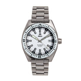 Shield Nitrox Bracelet Watch w/Date - White - SLDSH114-6 SLDSH114-6