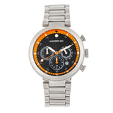 Morphic M87 Series Chronograph Bracelet Watch w/Date - Silver/Orange MPH8704
