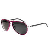 Breed Nova Aluminium Polarized Sunglasses - Pink/Black - BSG018MG BSG018MG
