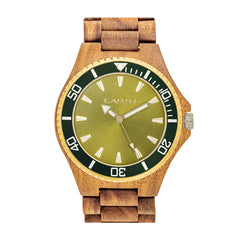 Earth Wood Centurion Bracelet Watch - Olive - ETHEW6004 ETHEW6004