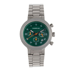 Morphic M78 Series Chronograph Bracelet Watch - Silver/Green MPH7803