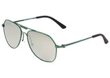 Breed Mount Titanium Polarized Sunglasses - Green/Silver BSG056GN