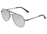 Breed Mount Titanium Polarized Sunglasses - Brown/Silver BSG056RB