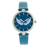 Bertha Micah Leather-Band Watch - Teal BTHBR9404