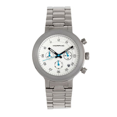 Morphic M78 Series Chronograph Bracelet Watch - Silver/White