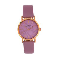 Sophie and Freda Budapest Leather-Band Watch - Pink SAFSF5005