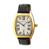 Heritor Automatic Redmond Leather-Band Watch w/Date - Gold/Silver HERHR2203