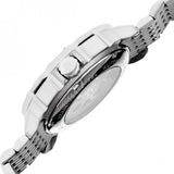 Heritor Automatic Conrad Skeleton Bracelet Watch - Silver/Black HERHR2502
