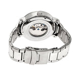 Heritor Automatic Aries Skeleton Dial Bracelet Watch - Silver/Black HERHR4402