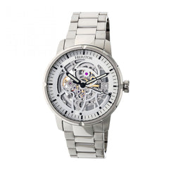 Heritor Automatic Ryder Skeleton Dial Bracelet Watch - Silver/White HERHR4607