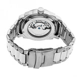 Heritor Automatic Helmsley Semi-Skeleton Bracelet Watch - Silver/White HERHR5001