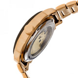 Heritor Automatic Helmsley Semi-Skeleton Bracelet Watch - Rose Gold/Black HERHR5004