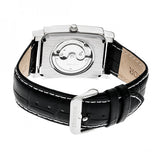 Heritor Automatic Frederick Leather-Band Watch - Silver HERHR6101