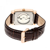 Heritor Automatic Frederick Leather-Band Watch - Rose Gold/Black HERHR6105