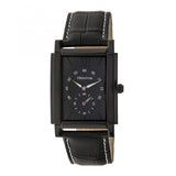 Heritor Automatic Frederick Leather-Band Watch - Black HERHR6106