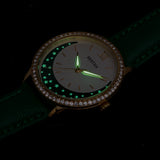 Bertha Dolly Leather-Band Watch - Green  BTHBS1004