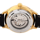 Heritor Automatic Harding Semi-Skeleton Leather-Band Watch - Gold/Black HERHR9004