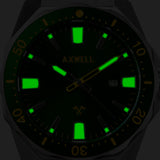 Axwell Timber Bracelet Watch w/ Date - Black/Red - AXWAW107-6 AXWAW107-6