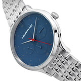 Morphic M65 Series Bracelet Watch w/Day/Date - Silver/Blue MPH6503