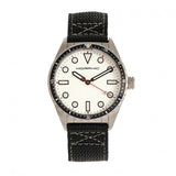 Morphic M69 Series Canvas-Band Watch - Silver MPH6901