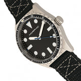 Morphic M69 Series Canvas-Band Watch - Silver/Black MPH6902