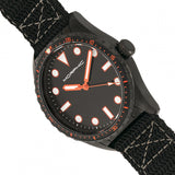 Morphic M69 Series Canvas-Band Watch - Black MPH6905