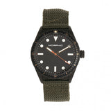 Morphic M69 Series Canvas-Band Watch - Black/Olive MPH6906