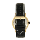 Morphic M71 Series Leather-Band Watch w/Date - Gold/Black MPH7103