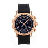 Morphic M93 Series Chronograph Strap Watch w/Date - Rose Gold/Black MPH9303