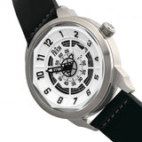 Reign Lafleur Automatic Leather-Band Watch w/Date - Silver REIRN5401