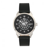 Reign Lafleur Automatic Leather-Band Watch w/Date - Silver/Black REIRN5404