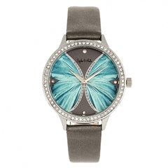 Sophie & Freda Rio Grande Leather-Band w/Swarovski Crystals - Silver/Grey SAFSF4603