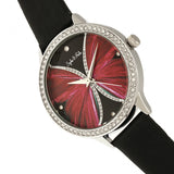 Sophie & Freda Rio Grande Leather-Band w/Swarovski Crystals - Silver/Black SAFSF4604