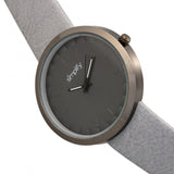 Simplify The 6000 Leather-Band Watch - Gunmetal/Grey SIM6004