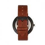 Simplify The 6000 Leather-Band Watch - Black/Light Brown SIM6005