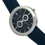 Simplify The 6100 Canvas-Overlaid Strap Watch w/ Day/Date - Blue SIM6104
