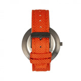 Simplify The 6100 Canvas-Overlaid Strap Watch w/ Day/Date - Orange SIM6106