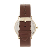 Simplify The 6200 Leather-Strap Watch - White/Brown SIM6203