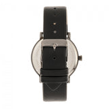 Simplify The 6200 Leather-Strap Watch - Black/Gunmetal SIM6204