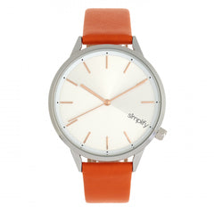 Simplify The 6700 Series Watch - Orange/Silver SIM6703