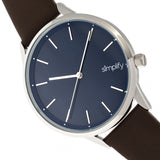 Simplify The 6700 Series Watch - Brown/Silver SIM6704