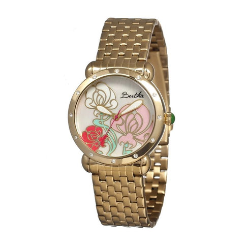 Bertha Josephine MOP Ladies Bracelet Watch - Gold BTHBR1502