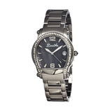 Bertha Fiona MOP Ladies Bracelet Watch w/ Date - Silver/Black BTHBR2902