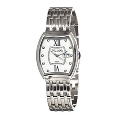 Bertha Charlotte Ladies Swiss Bracelet Watch - Silver/White