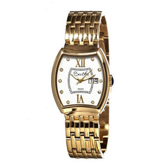 Bertha Charlotte Ladies Swiss Bracelet Watch - Gold/White