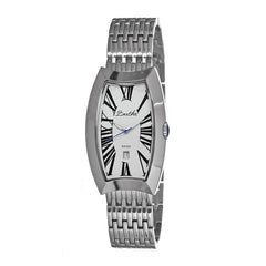 Bertha Laura Ladies Swiss Bracelet Watch w/Date - Silver/White