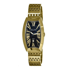 Bertha Laura Ladies Swiss Bracelet Watch w/Date - Gold/Black