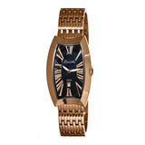 Bertha Laura Ladies Swiss Bracelet Watch w/Date - Rose Gold/Black BTHBR3206