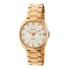 Bertha Amelia Bracelet Watch w/Date - Rose Gold BTHBR6303